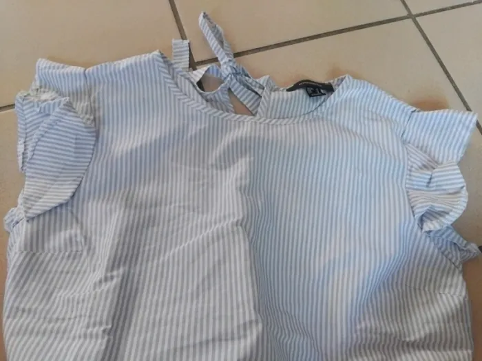 Blouse femme à rayures - photo numéro 3