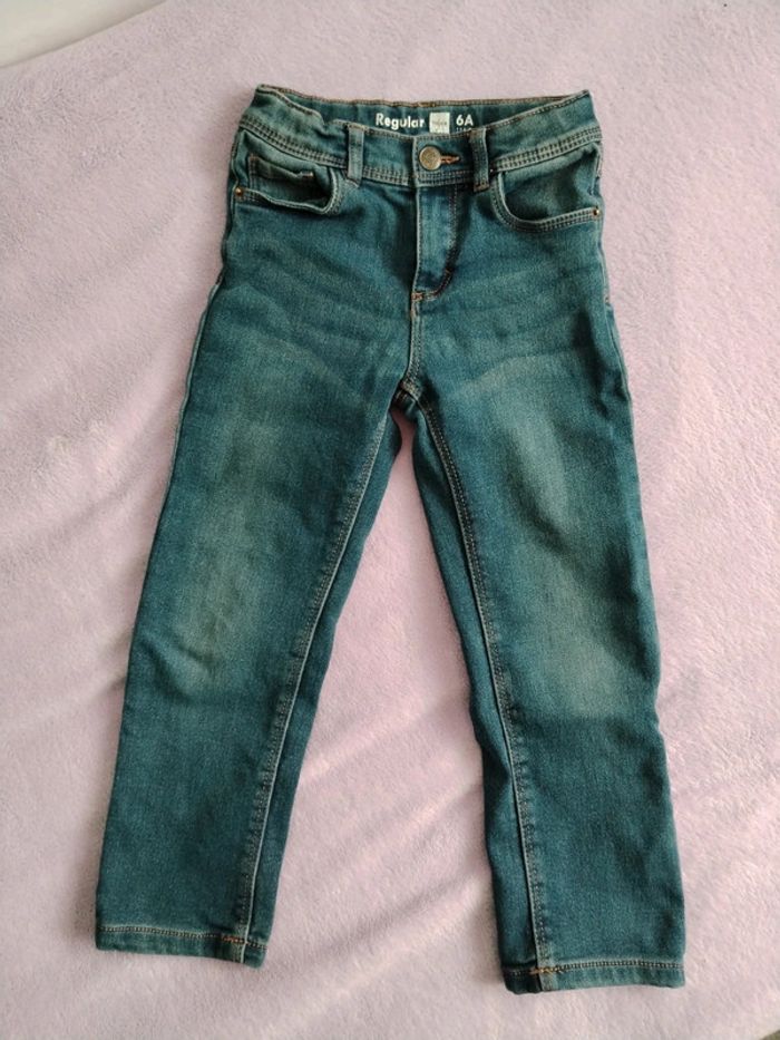 Jean regular bleu Tissaïa 6 ans - photo numéro 3