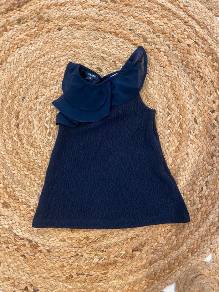 Robe bleu bébé fille 3 mois