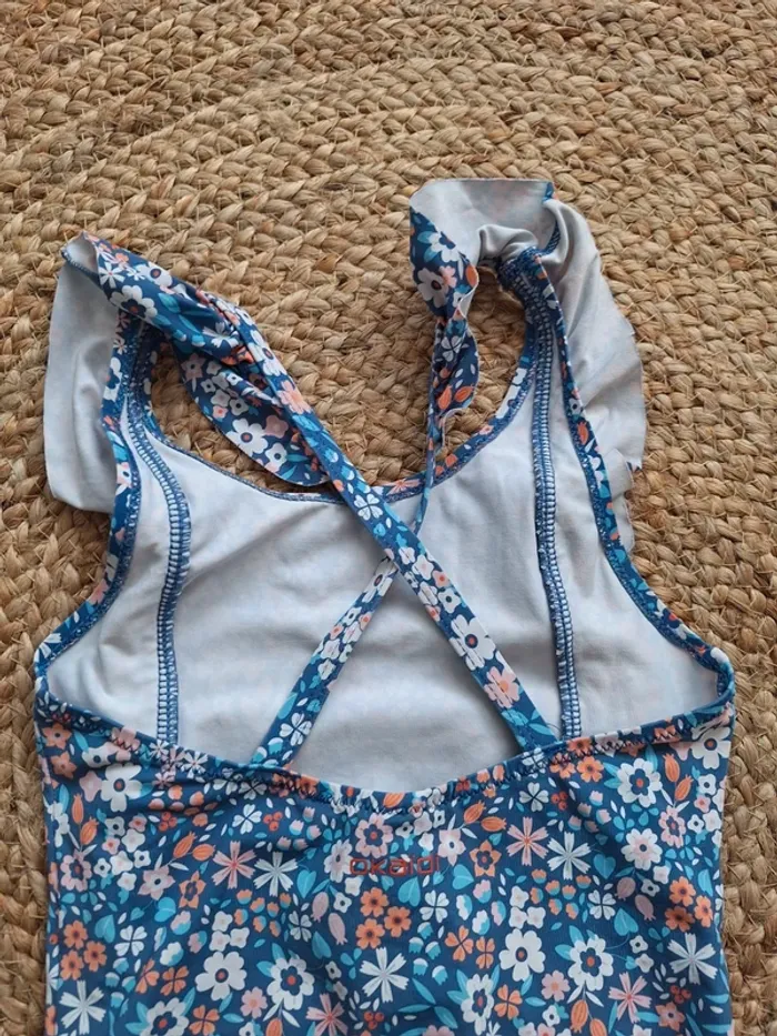 Maillot de bain bleu 1 pièce Okaïdi 8 ans - photo numéro 3