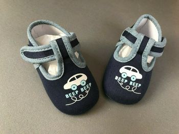 Chaussons bleus Beep Beep Kokin neufs - Pointure 16