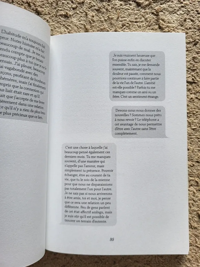 Livre "Amours solitaires" de Morgane Ortin - Roman épistolaire moderne - photo numéro 6