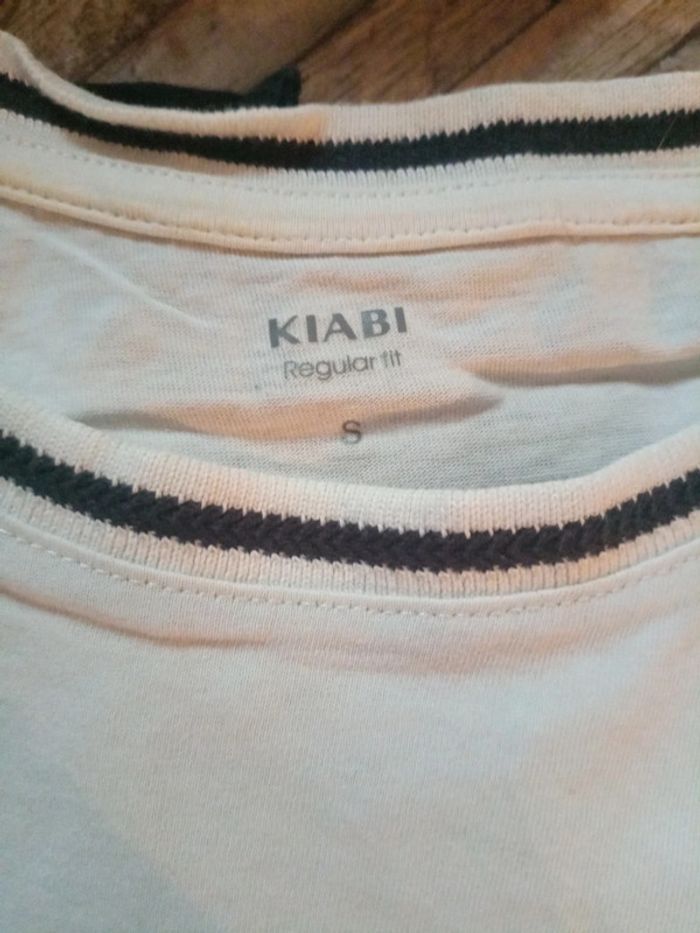 T-shirt bandes bleu et blanche - photo numéro 2