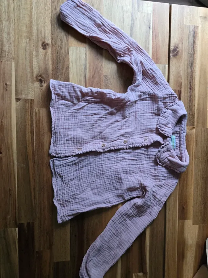 chemise rose pâle vertbaudet