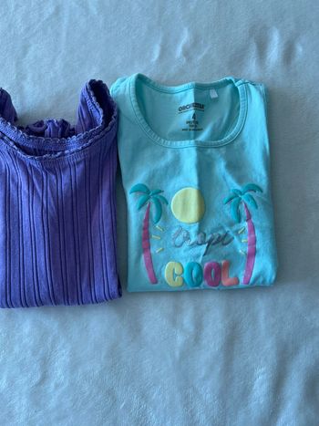 Lot de 2 t-shirts Kiabi et Orchestra 4 ans