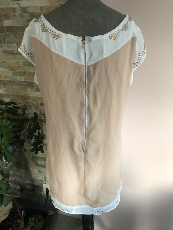 Robe blanche et beige Guess by Marciano 40 - photo numéro 5