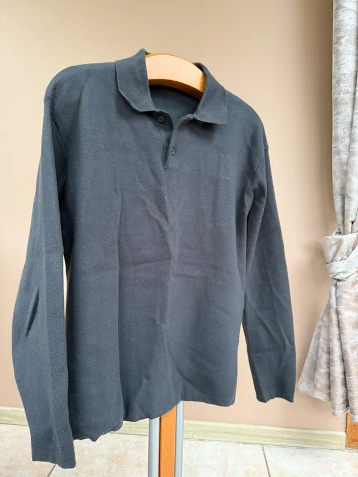 sweat à col Zara gris - photo numéro 2