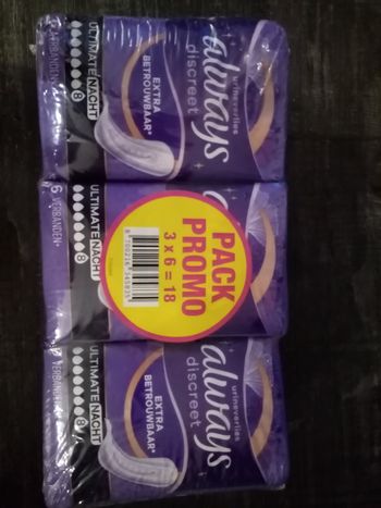Lot serviettes hygiéniques nuit