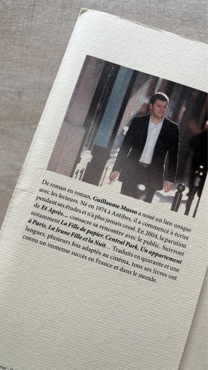 La vie secrète des écrivains - Guillaume MUSSO - photo numéro 4