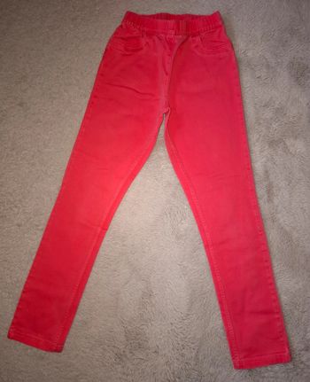 Pantalon rouge 10 ans petit bateau