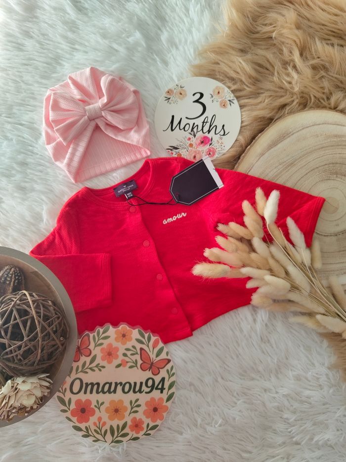 Ensemble complet 4 pièces sergent major fille 3 mois 🎀 - photo numéro 5