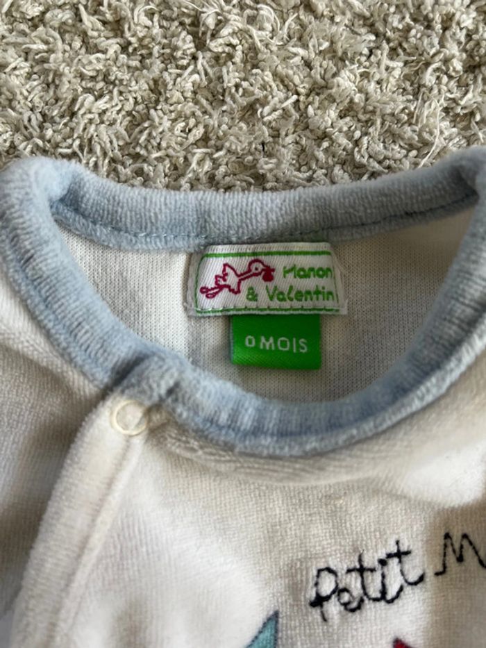 Lot de 4 pyjamas une pièce taille naissance - photo numéro 12