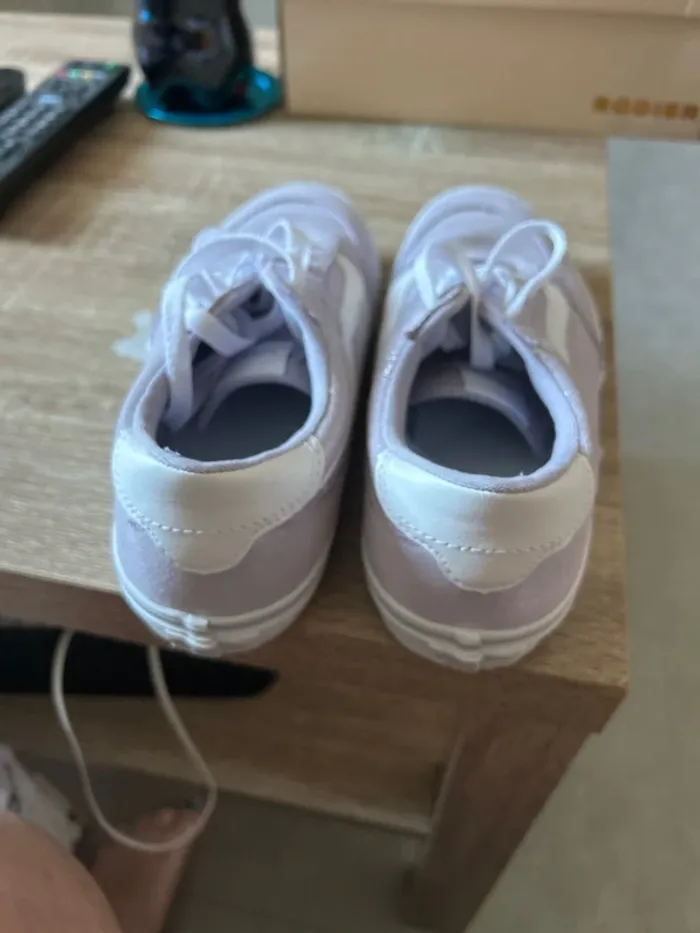 Vans pailleté violet - photo numéro 8