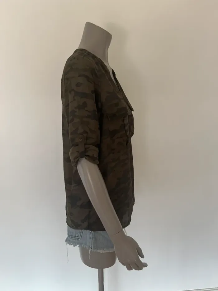 Blouse militaire manches longues GAP taille M - photo numéro 6