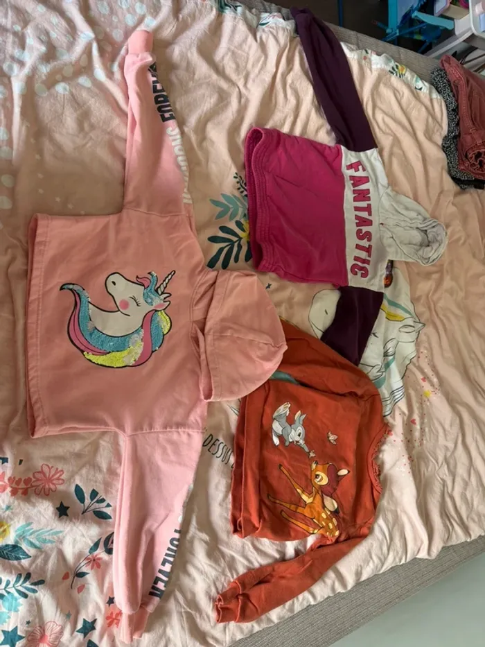 Lot pull fille