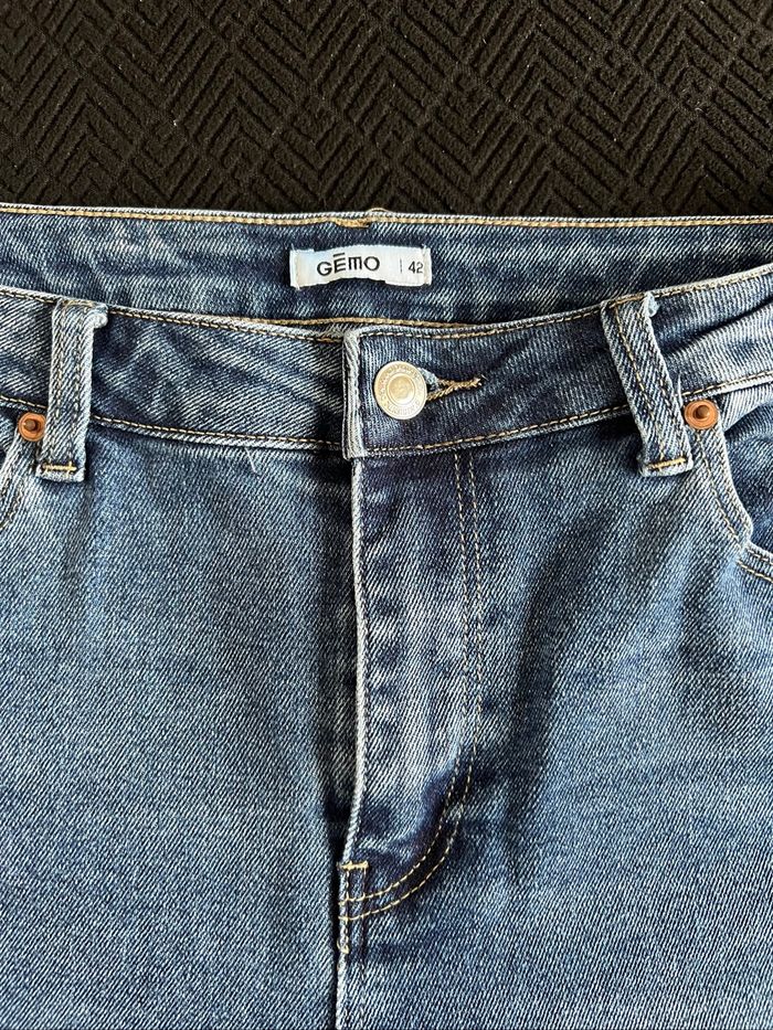 Jeans skinny taille haute bleu clair