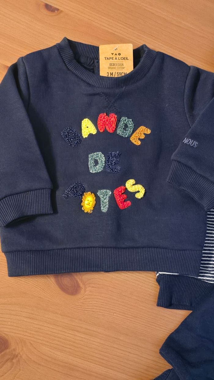 💙💙🥰😍 superbe lot sweats molleton 3 mois garçon😍🥰 💙💙💙 - photo numéro 10