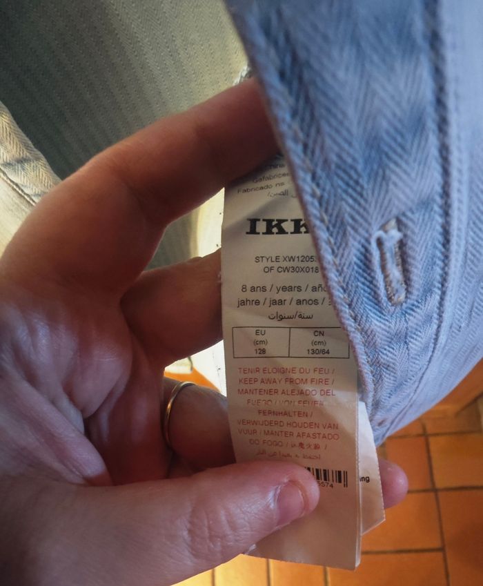 Chemise col mao avec capuche amovible taille 8 ans - photo numéro 5