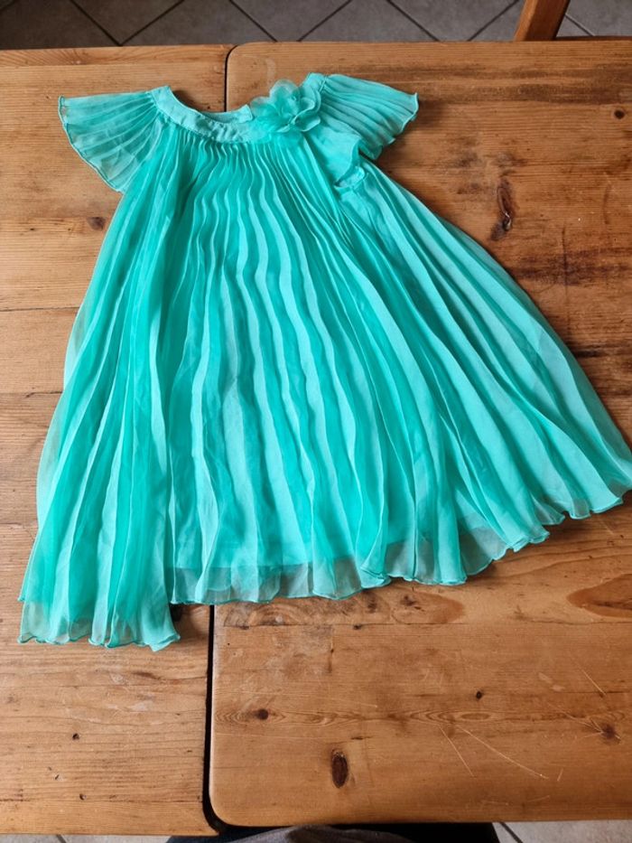 Robe turquoise