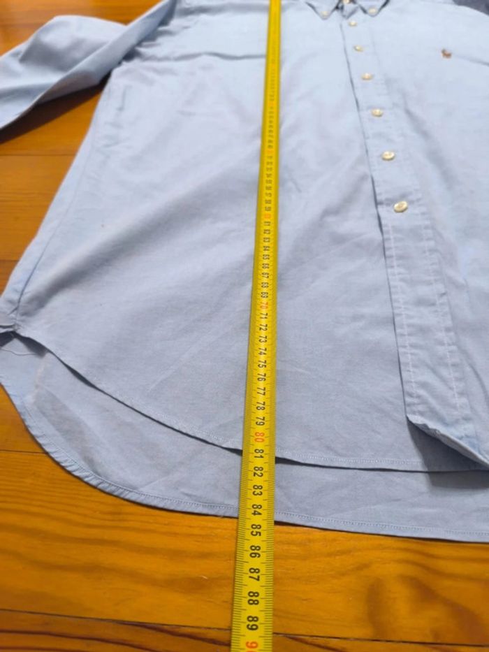 Chemise à manches longues - Ralph Lauren - Yarmouth - Logo brodé premium - Bleu ciel - Taille XXL - photo numéro 11