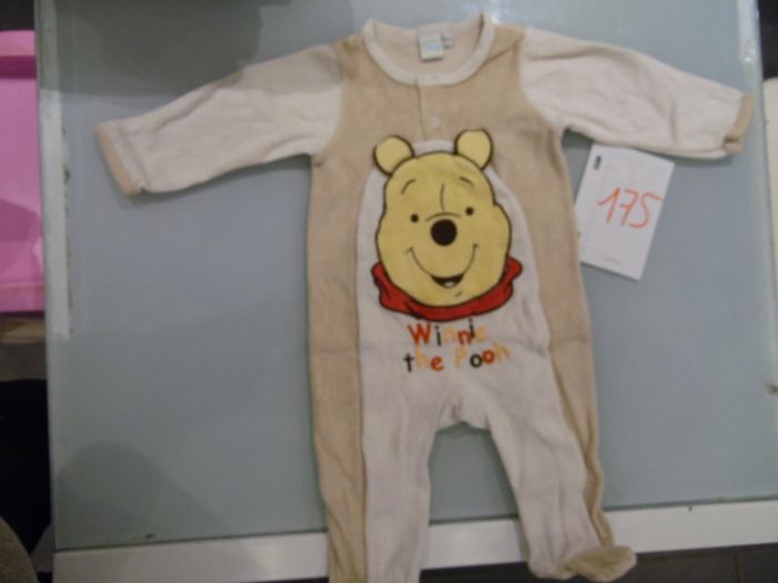 pyjama 6 mois disney winnie l'ourson