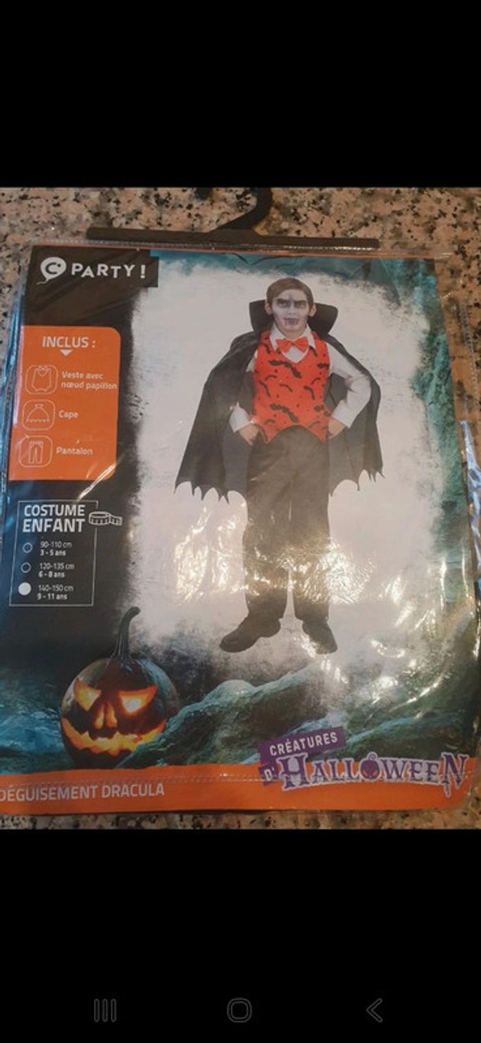 Déguisement Dracula neuf taille 9-11ans
