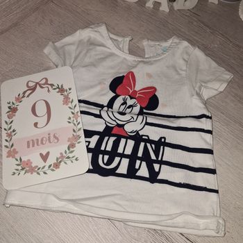 T-shirt manches courtes minnie 9 mois Orchestra