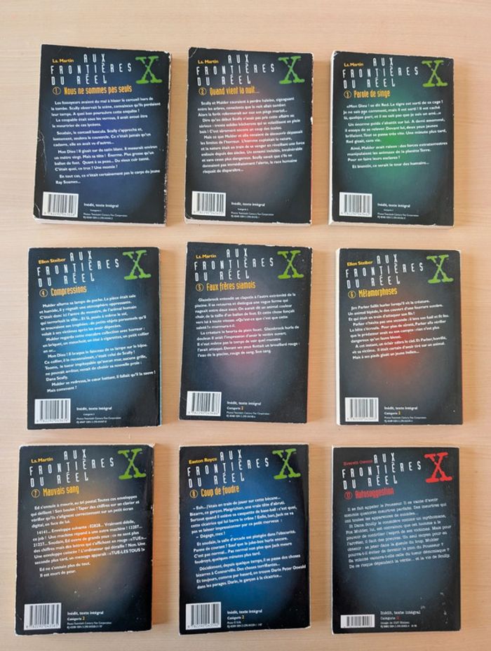 Lot de 9 livres Aux frontières du réel - photo numéro 2