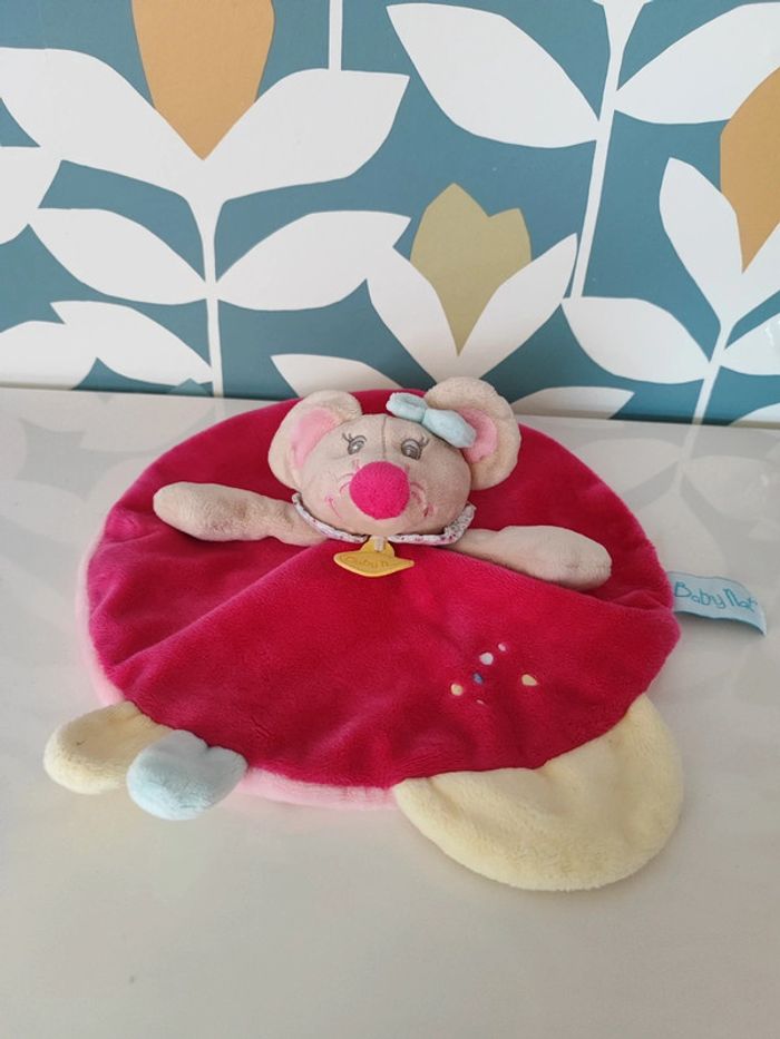 Doudou plat souris baby nat - photo numéro 2