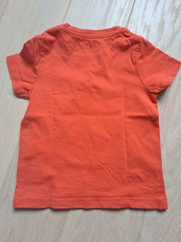 T-shirt reporter orange 12M Orchestra - TBE - photo numéro 3