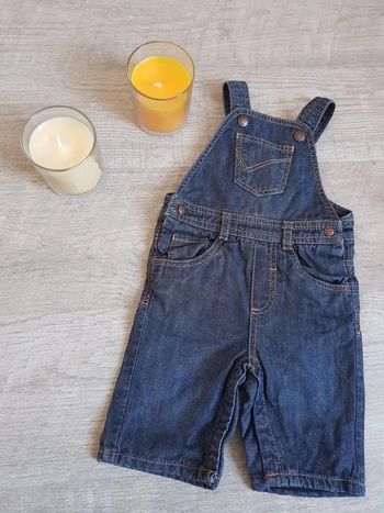 Salopette en jean bebe garçon
