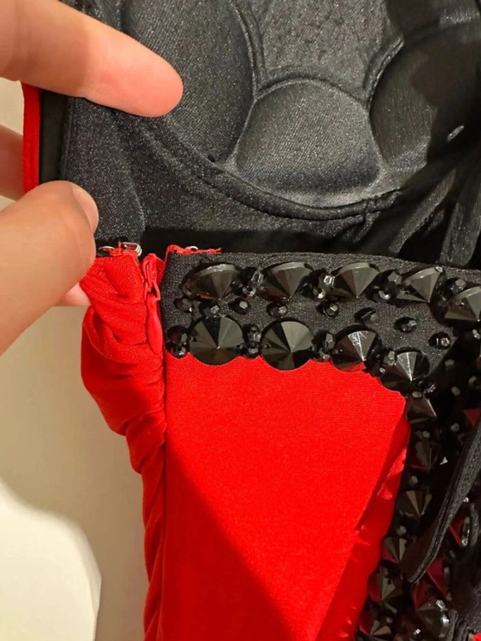 Robe rouge pour événement Taille S - photo numéro 7