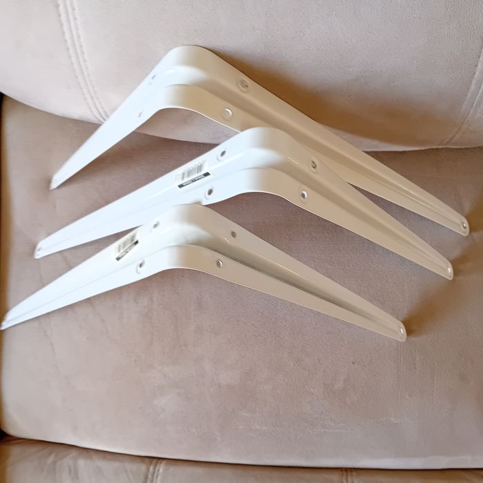 Faby27800 Equerres d'angle x 3 - 300 x 250 mm - couleur : blanc - photo numéro 4
