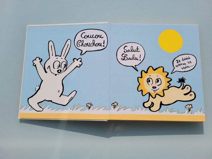 🐇 Lulu et le Roi Chouchou 🦁 couverture rigide, intérieur tout carton - photo numéro 3