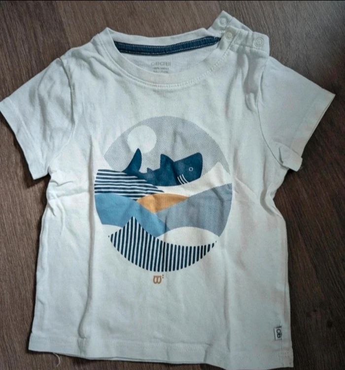 Magnifique lot de 7 t-shirts 9 mois - photo numéro 5