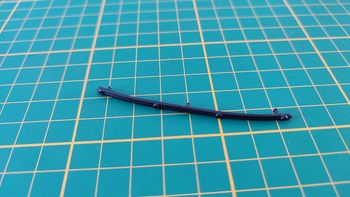 Baguette arrière pièce détachée miniature Peugeot 307 CC Solido 1/18 1/18e 1/18eme #B71