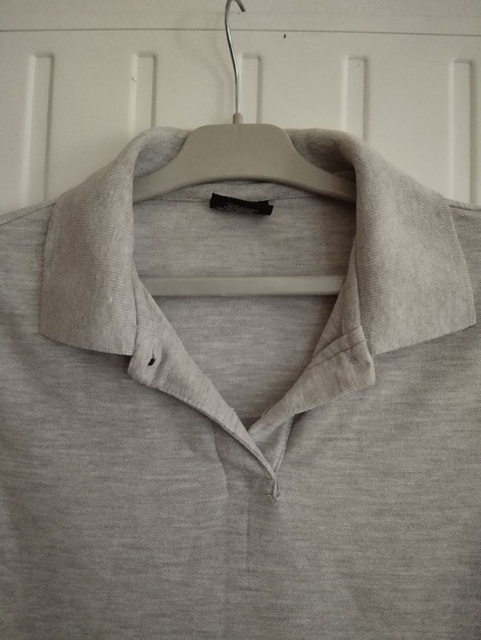 Polo gris homme taille s - photo numéro 2