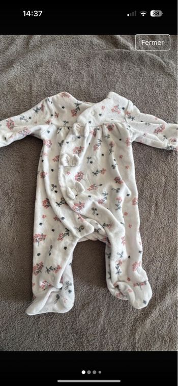 Pyjamas ouverture devant 