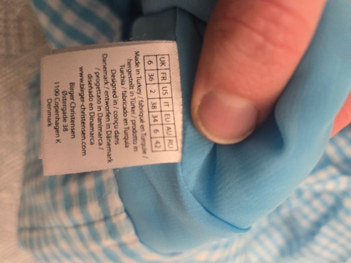 Robe bouffante robe bleu vichy taille 36 - photo numéro 10