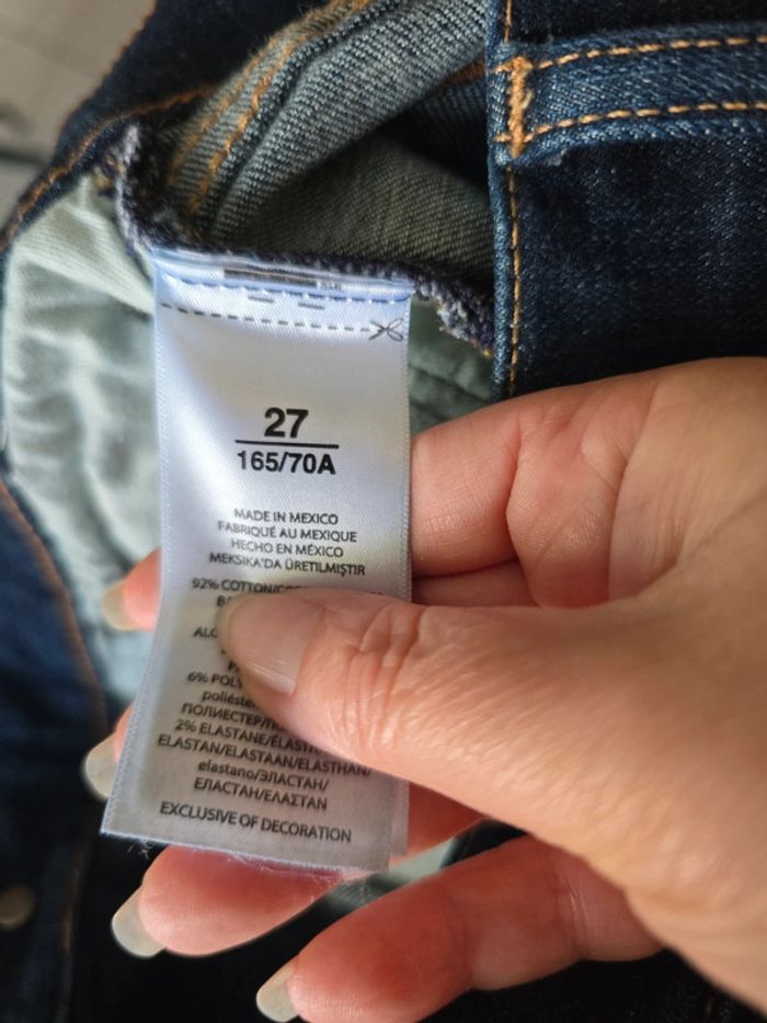 Jean skinny Polo Ralph Lauren taille 27 très bon état, très peu porté - photo numéro 4