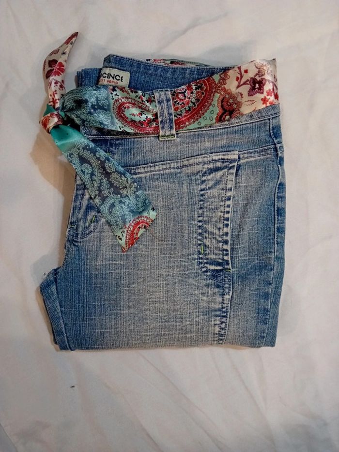Jeans Pantacourt Beau Design l'innocence - photo numéro 15