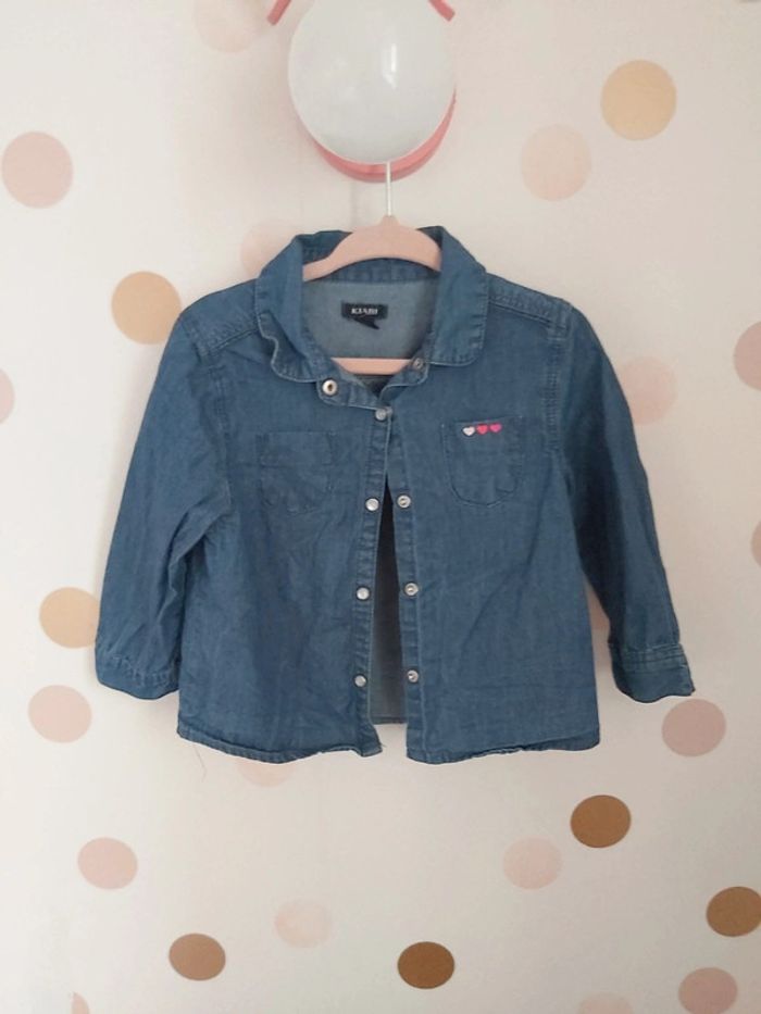 🦋 Chemise jean 18m