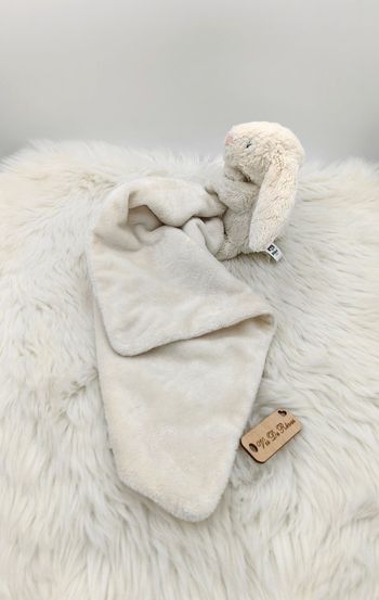 Doudou mouchoir Blanc cassé Jellycat