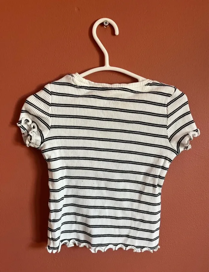 T shirt court Kiabi côtelé 3ans - photo numéro 3