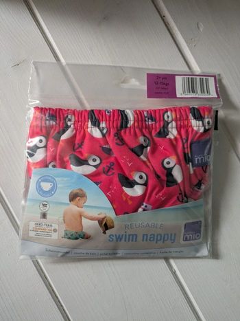 Bambino Mio couche réutilisable de bain XL macareux (3)