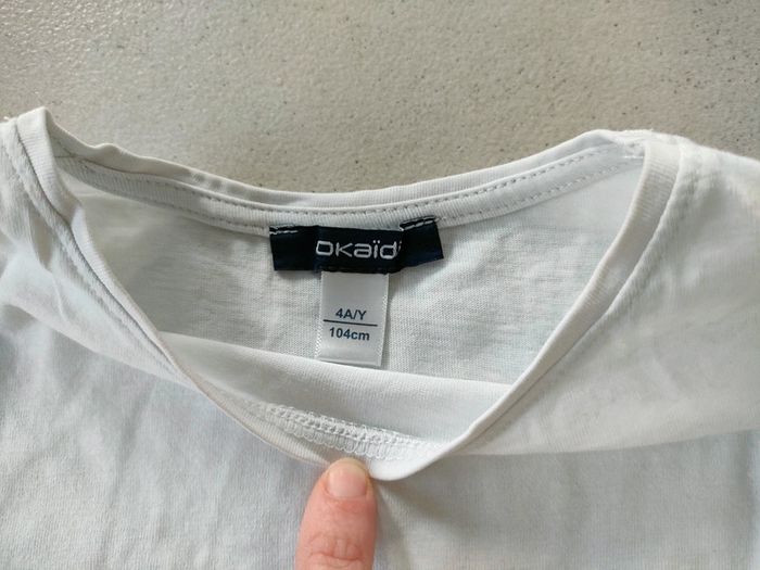 Tee-shirt copines - Taille 4 ans - photo numéro 3
