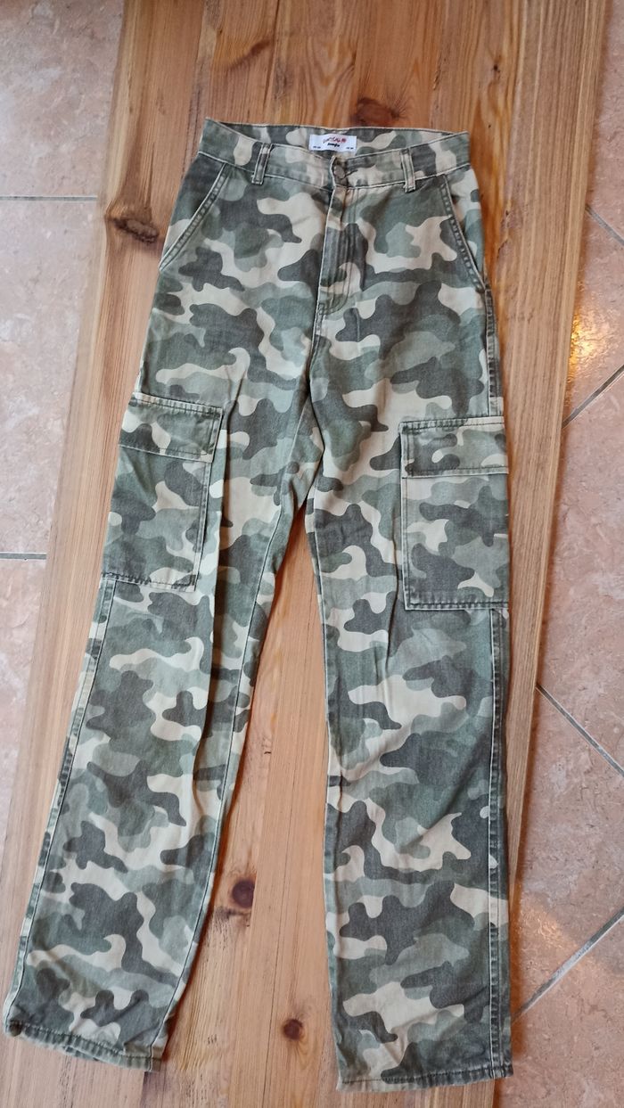 Pantalon Armé Jennyfer Taille Haute - photo numéro 2