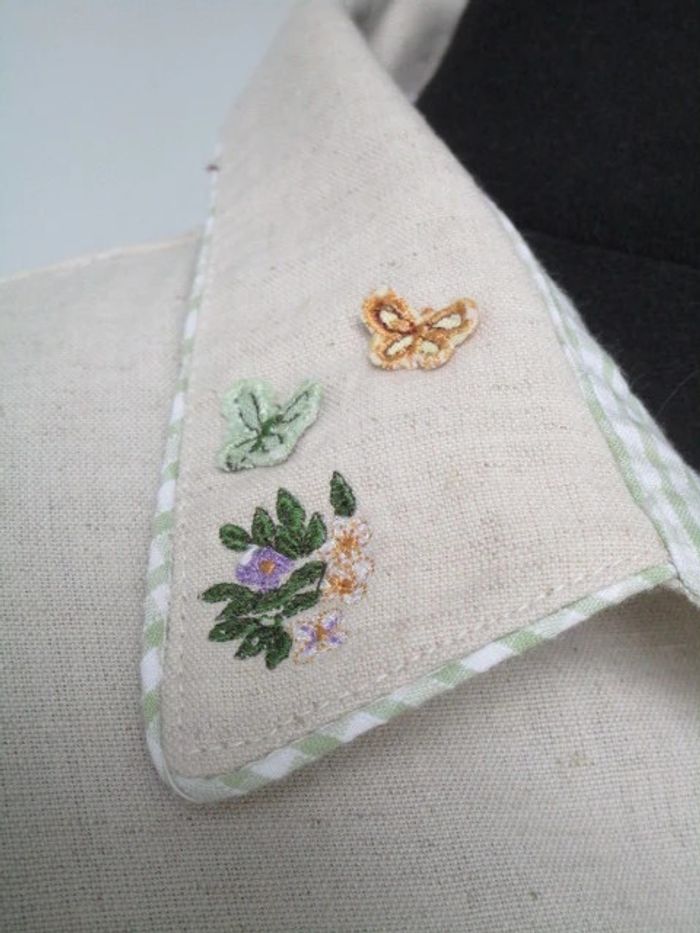 Chemise beige vintage pompe à eau 44 TBE - photo numéro 3