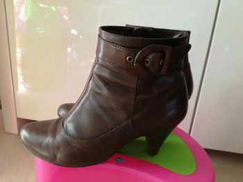 Bottines cuir