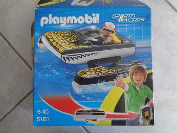 Bateau rapide a emporter - sports et action - playmobil 5161